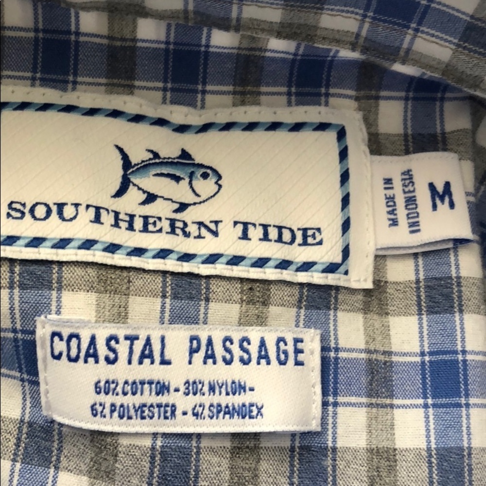 SOUTHERN TIDE LS Button Down NWT sz M - Picture 4 of 5